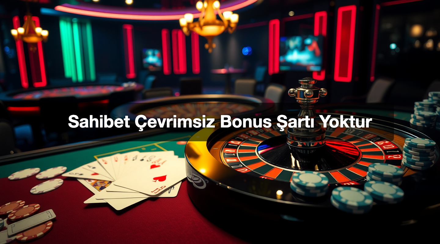 Sahibet Çevrimsiz Bonus Şartı Yoktur